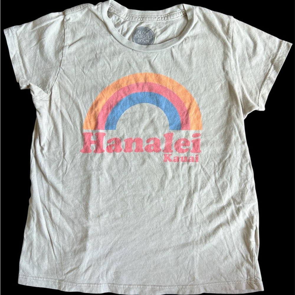 Slow Yourself Down, Hanalei Kids T-Shirt, size 12